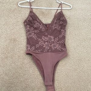 Urban Outfitters Purple Lace Bodysuit